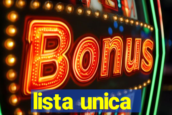 lista unica